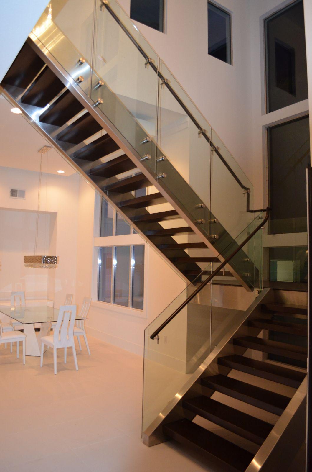 Custom designed contemporary staircase