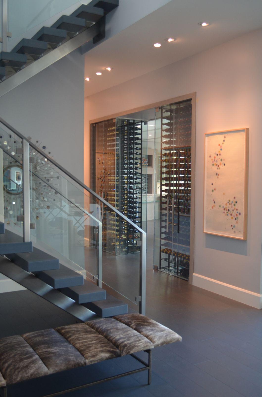 High-end residential staircase construction